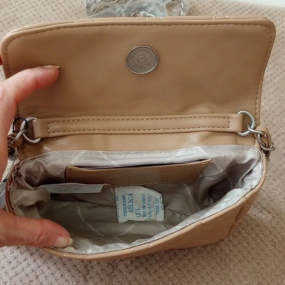 French Connection Latte Quilted Mini Bag - Picture 3 of 8